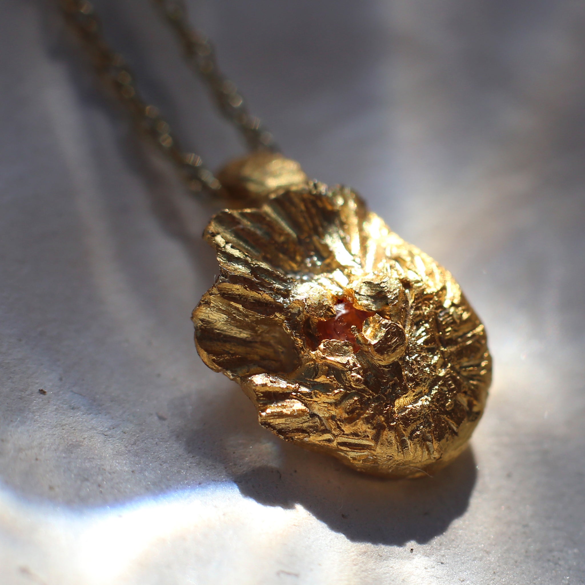 The Sundial Necklace with Pink Tourmaline